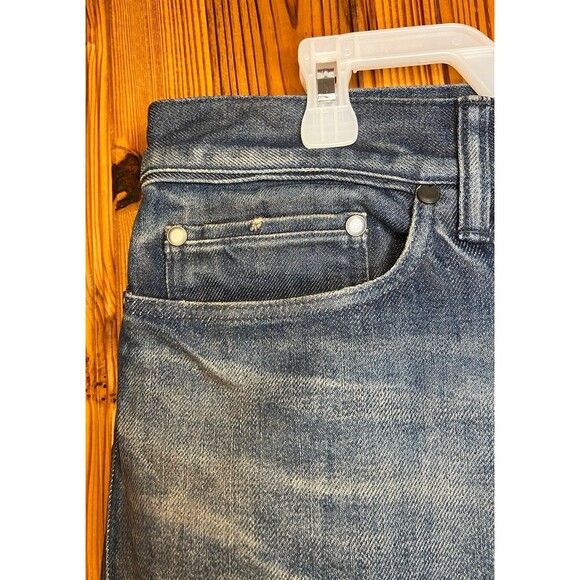 John Elliott The Cast 2 Jeans Mens 38x30 Distressed Jeans Made in Japan Knee B3 - Picture 8 of 12
